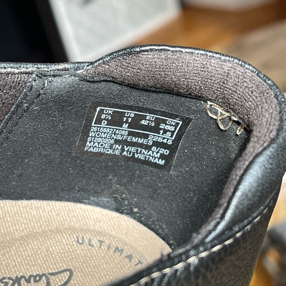 Clarks Loafers Black Size 11 - Picture 11 of 11